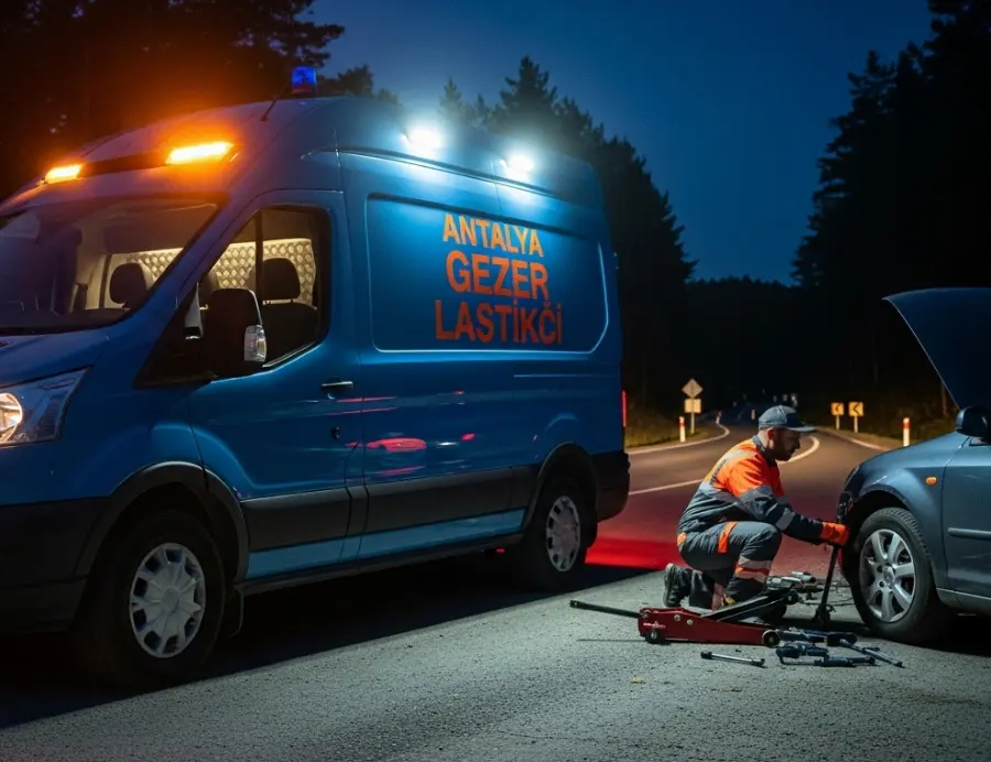 Antalya Seyyar Lastikçi Yol Yardım Ekibi